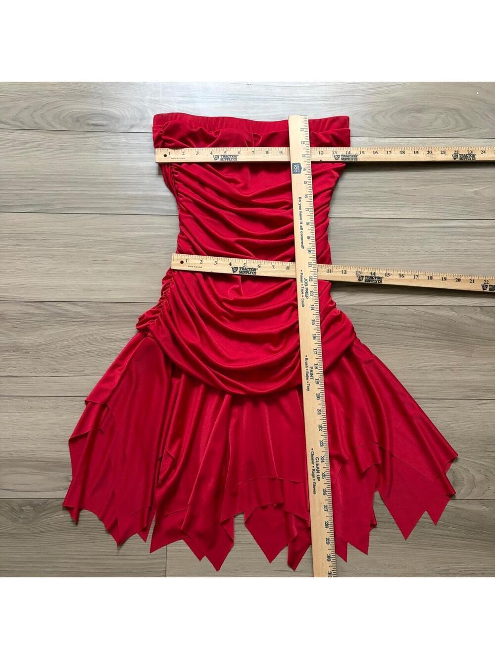 VINTAGE Y2K VAMP CORE MINI DRESS - Picture 6 of 6
